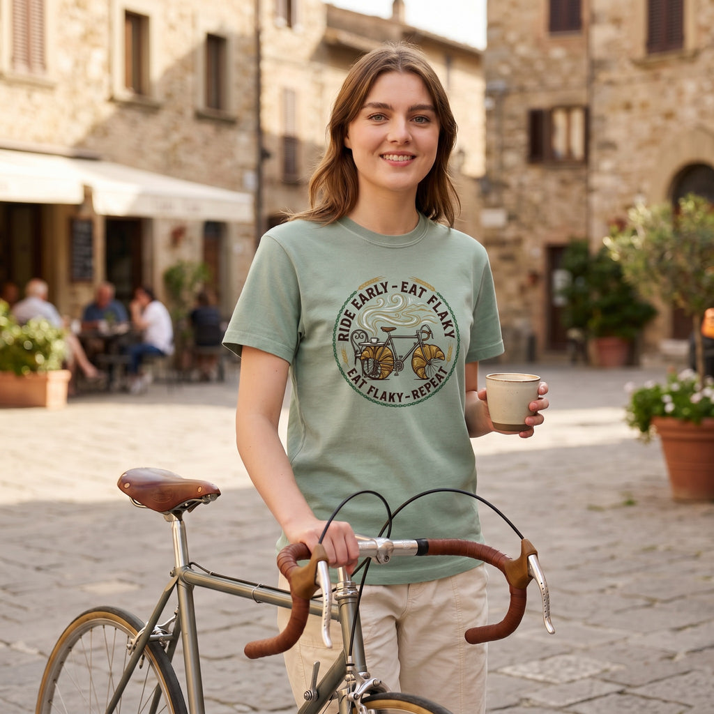 Ride Early Eat Flaky T-Shirt — Bay lifestyle