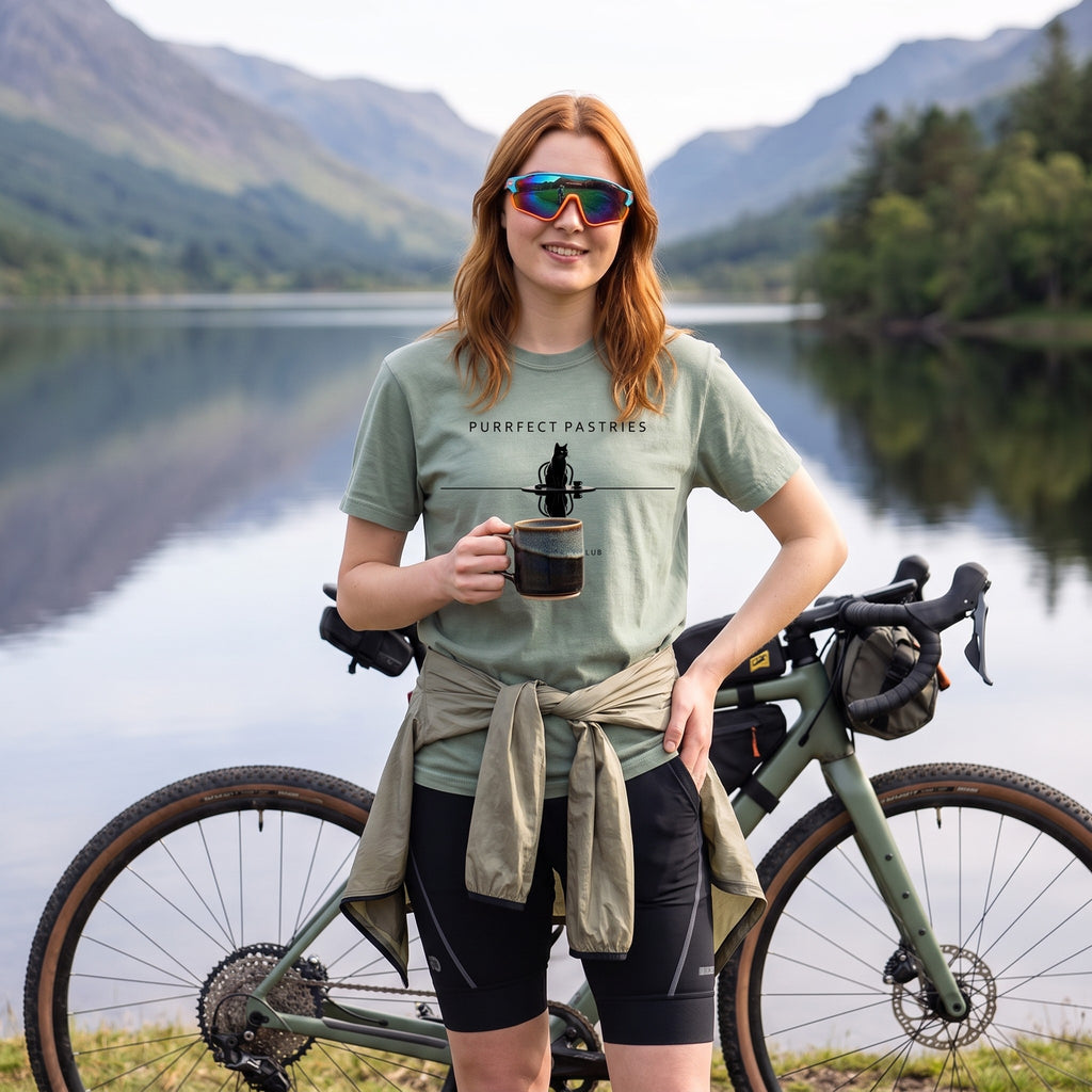 Cat Reflection Cycling T-Shirt — Bay lifestyle