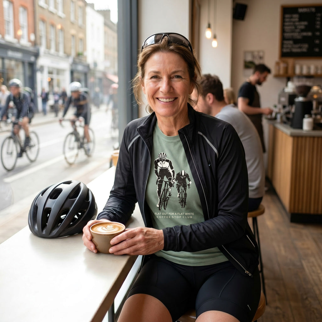 Flat Out 4 Flat White T-Shirt — Bay lifestyle