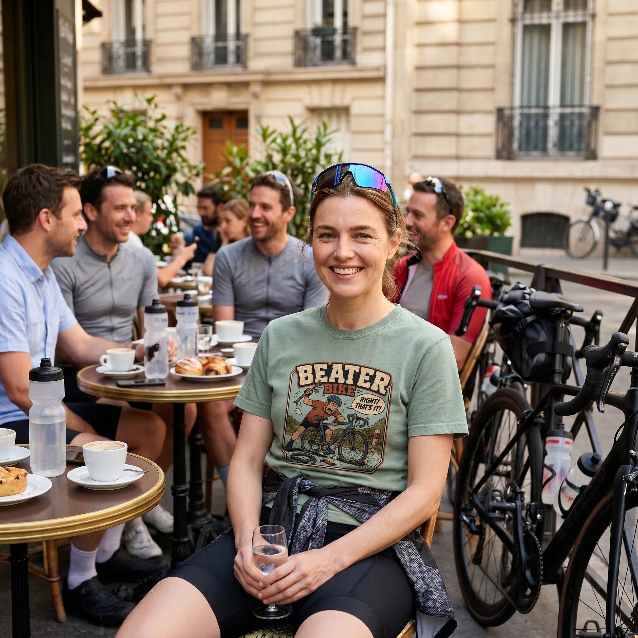 Beater Bike Comic T‑Shirt — Bay lifestyle