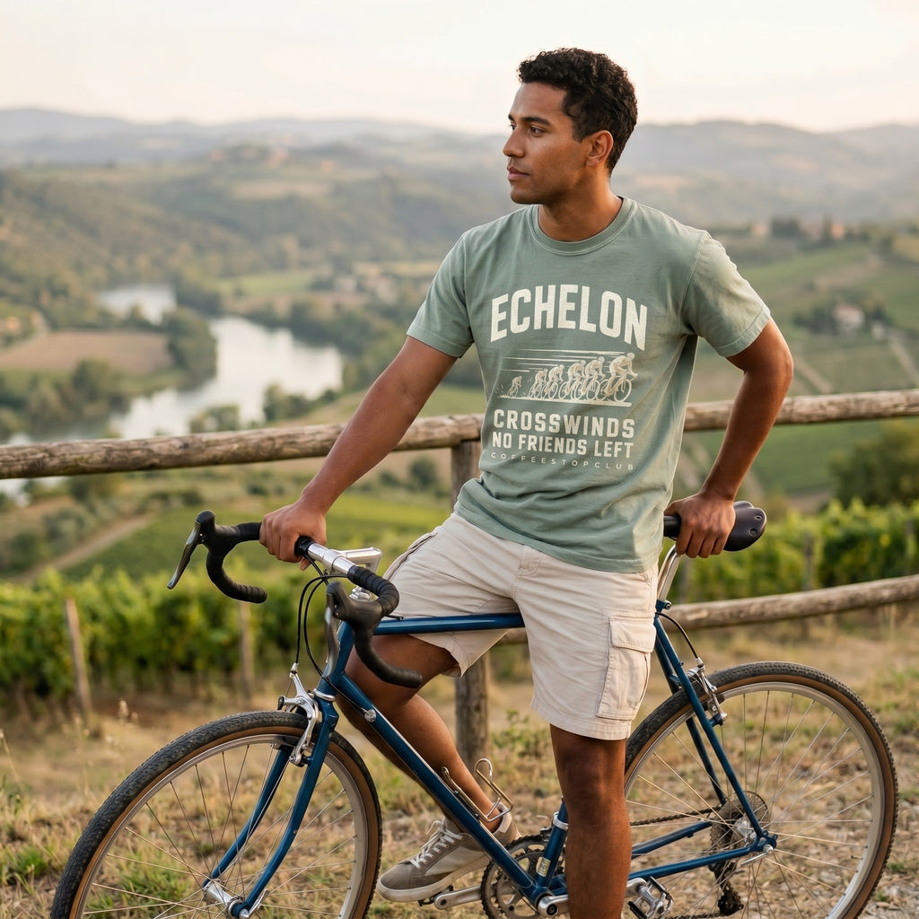Crosswinds & No Friends Cycling T-Shirt — Bay lifestyle