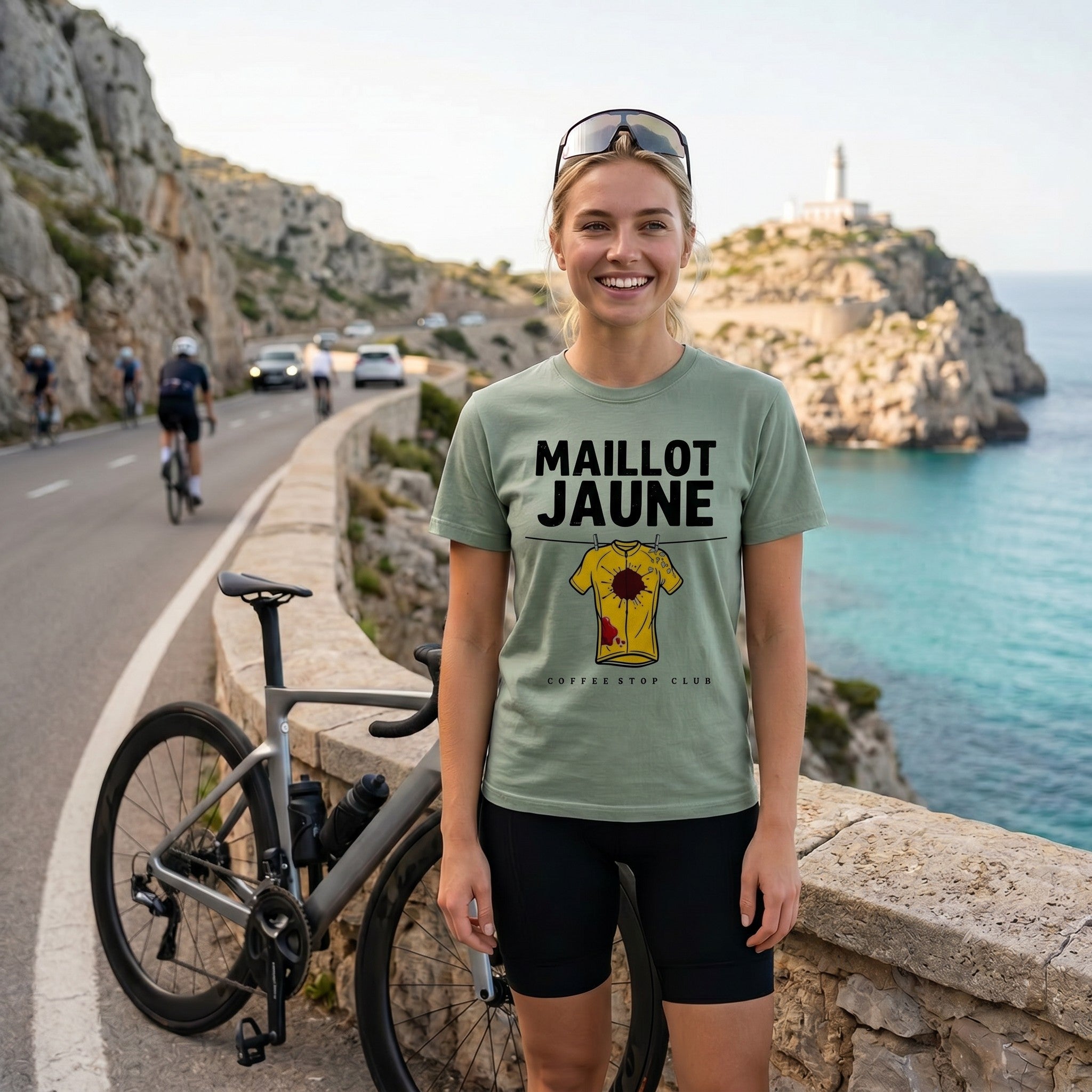 Yellow Jersey TdF Cyclist T-Shirt — Bay lifestyle
