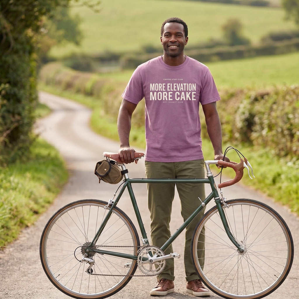 More Elevation More Cake T‑Shirt — Berry lifestyle