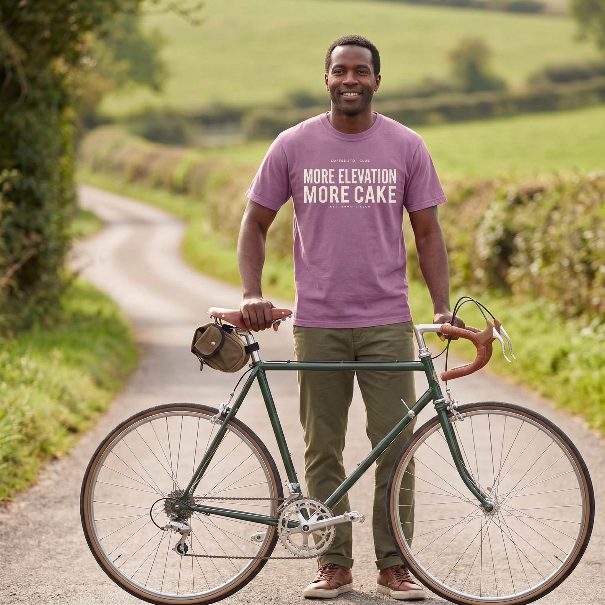More Elevation More Cake T‑Shirt — Berry lifestyle