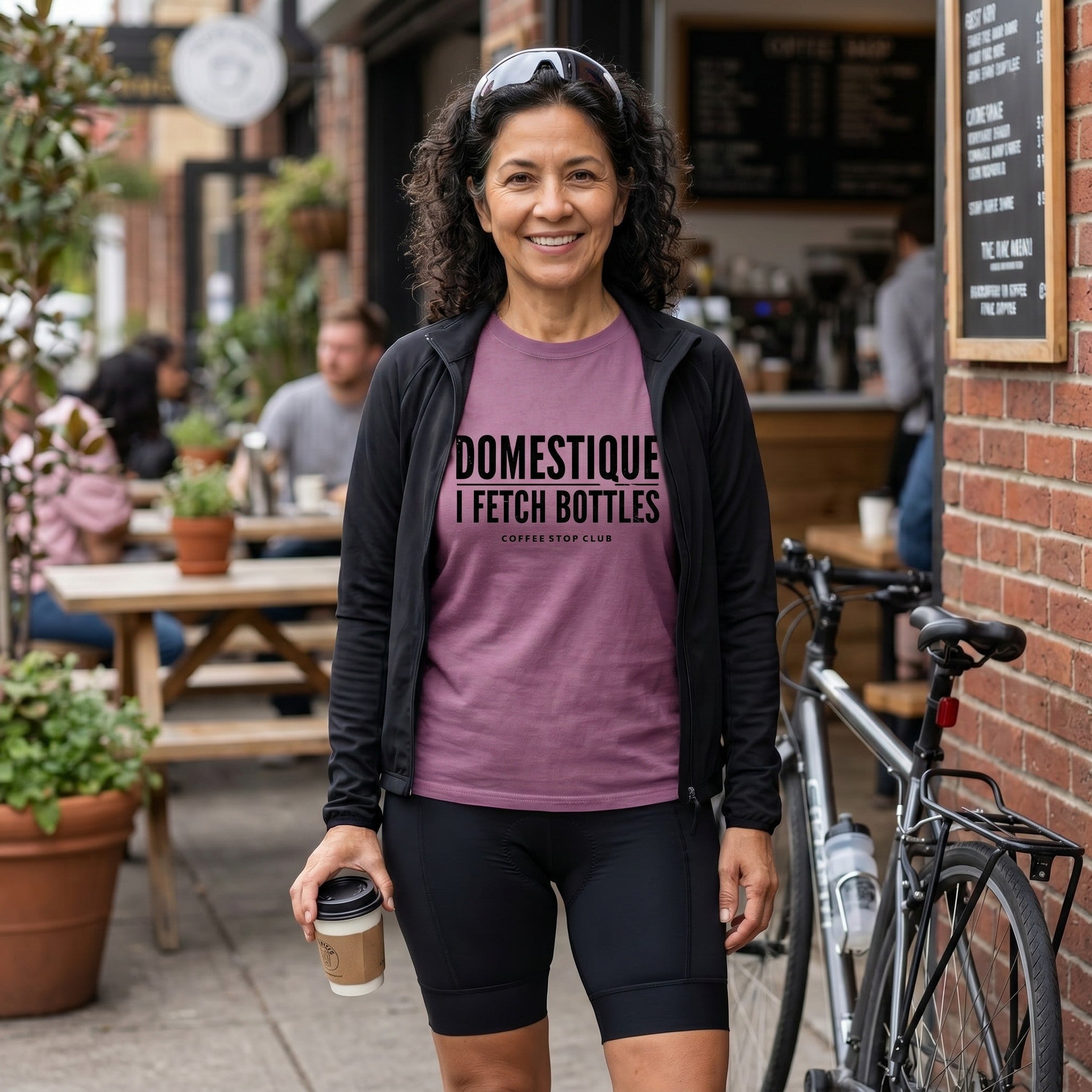 Domestique Tour T‑Shirt — Berry lifestyle