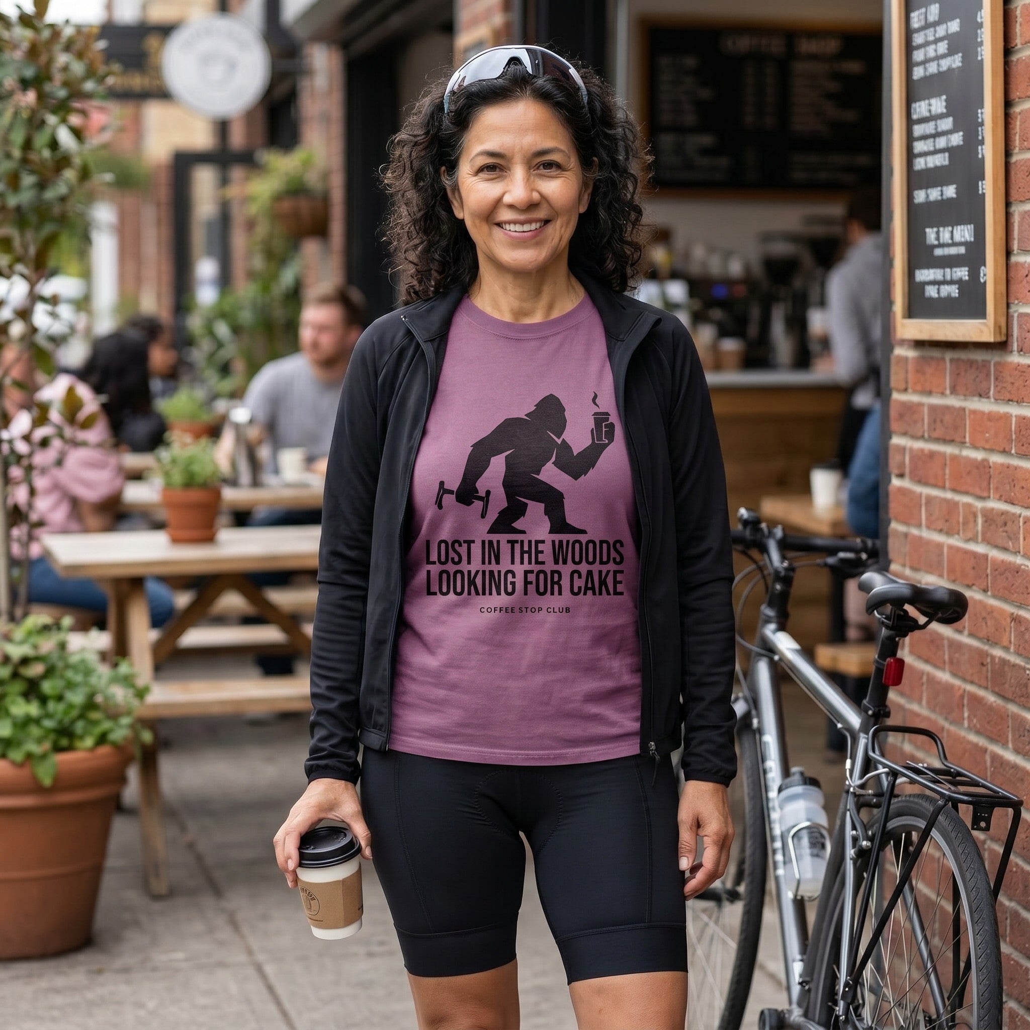 Lost in the Woods Bigfoot T‑Shirt — Berry lifestyle