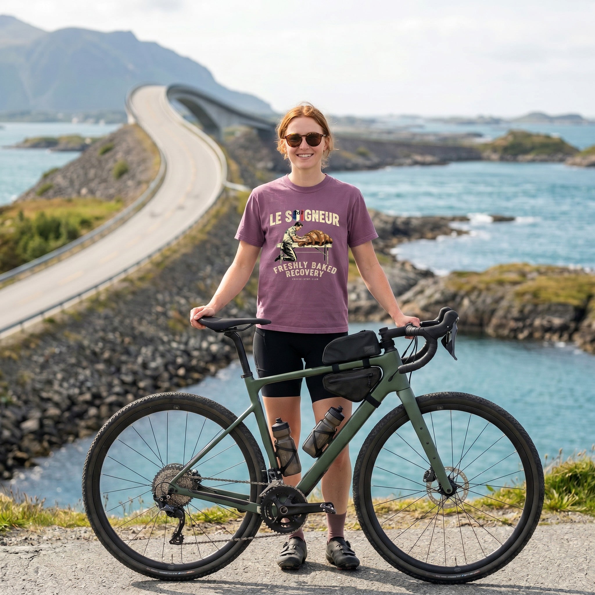 Soigneur Recovery TdF Cycling T-Shirt — Berry lifestyle
