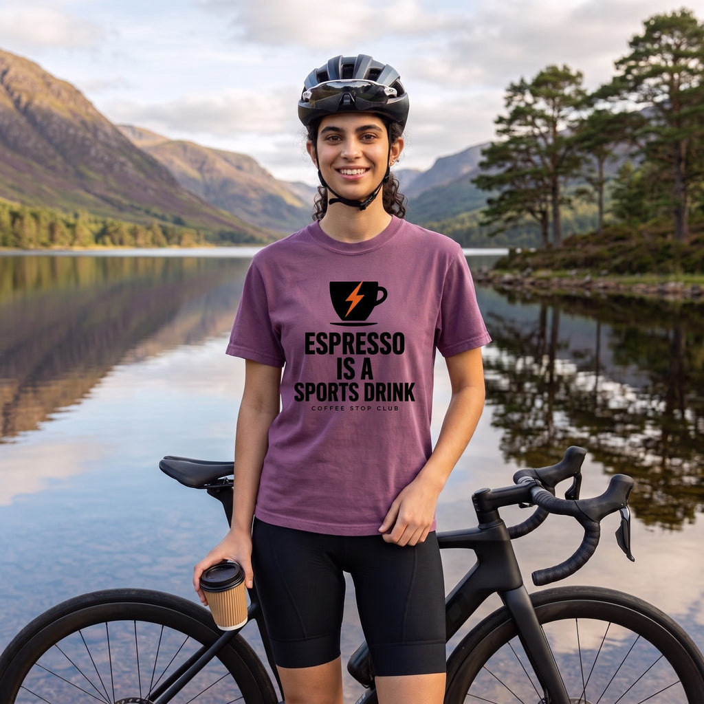 Espresso Is A Sports Drink Cycling T-Shirt — Berry lifestyle