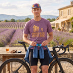 Dropped on the Coffee Ride Cycling T-Shirt — Berry lifestyle
