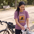 "No!" Cycling Coffee T‑Shirt  — Berry lifestyle