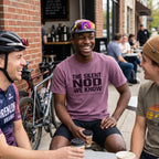 Silent Nod T‑Shirt — Berry lifestyle