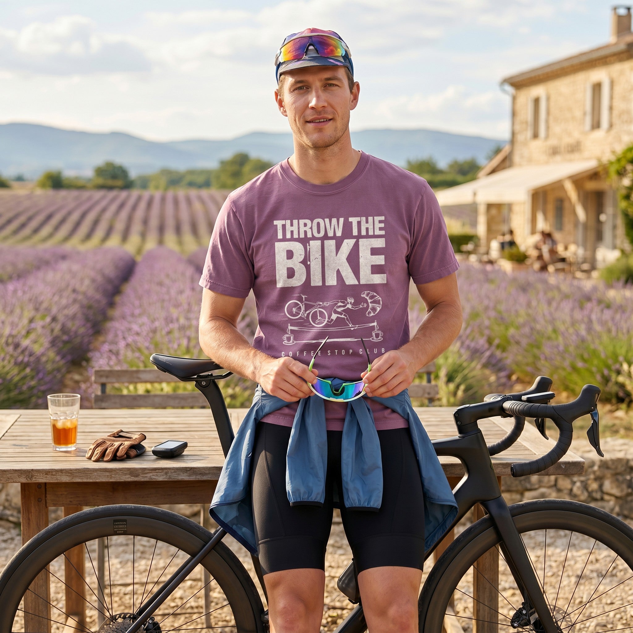 Throw The Bike Cycling T-Shirt — Berry lifestyle