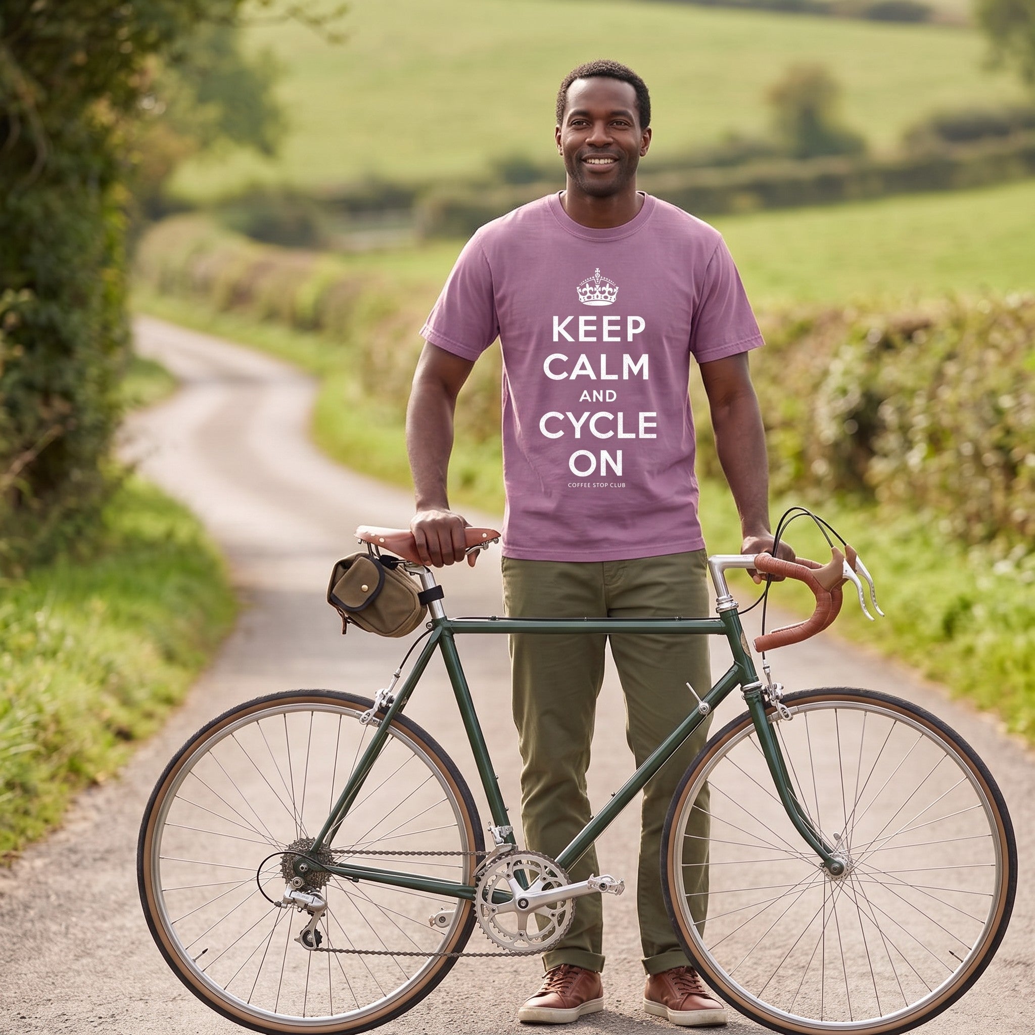 Keep Calm and Cycle On T-Shirt — Berry lifestyle