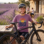 Melting Counts Cycling T-Shirt — Berry lifestyle