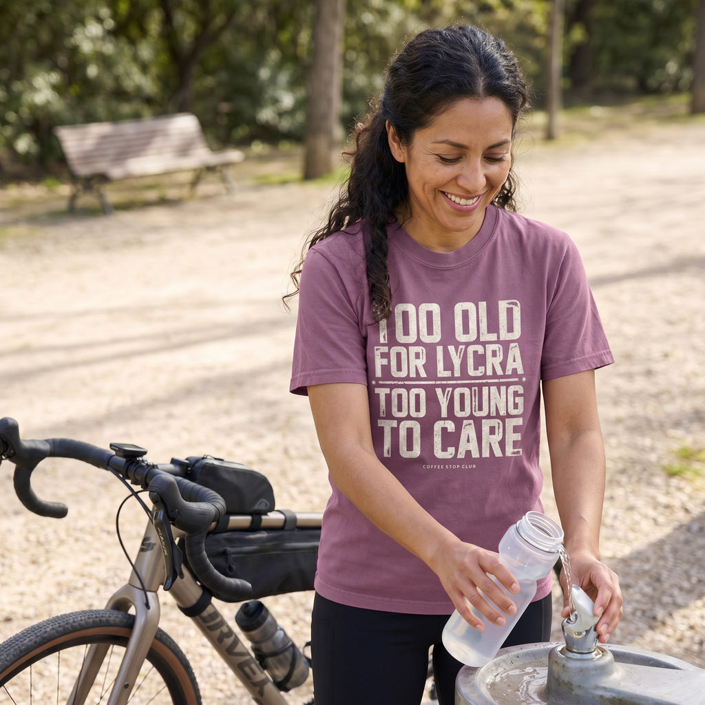 Too Old to Care T‑Shirt — Berry lifestyle