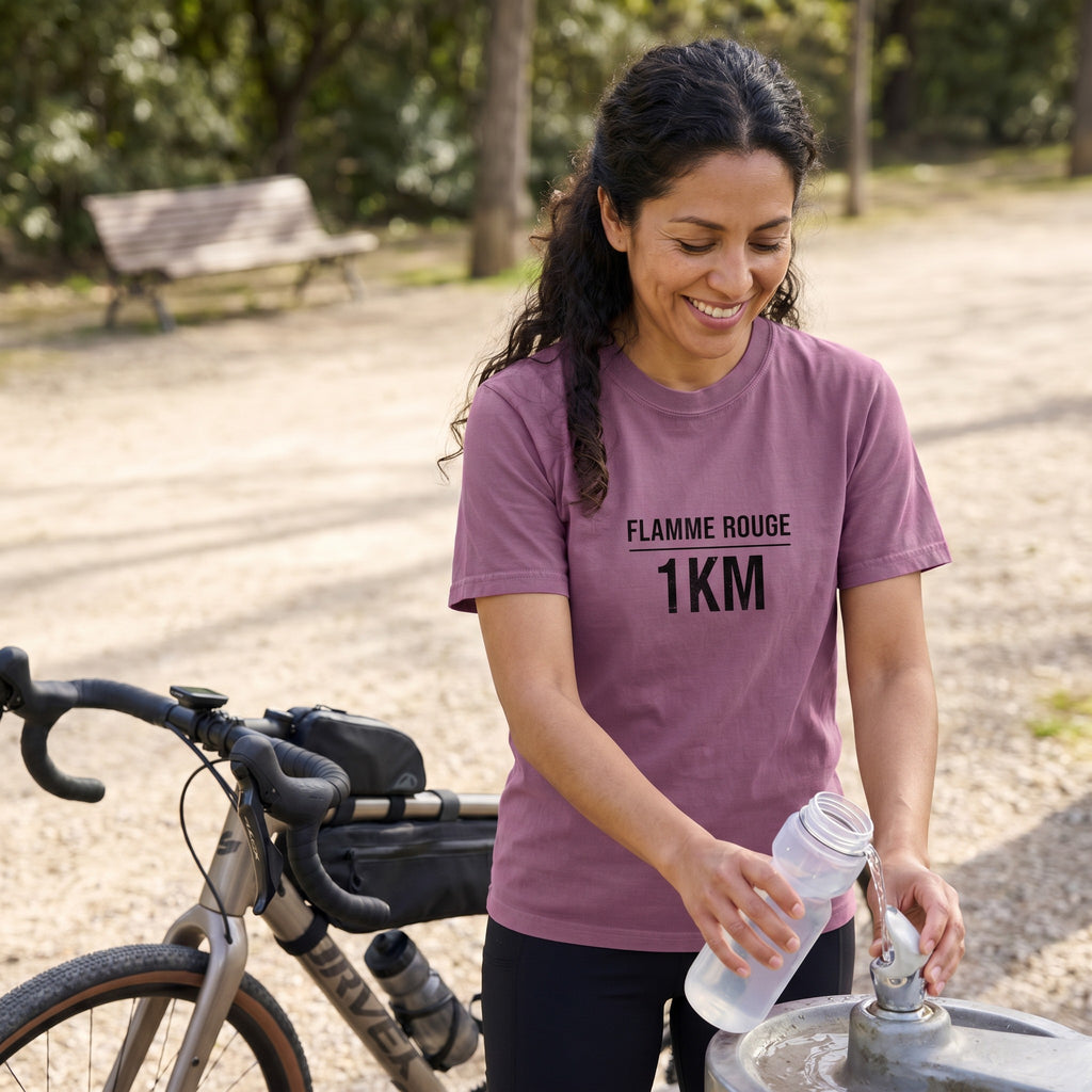 Flamme Rouge 1Km T-Shirt — Berry lifestyle