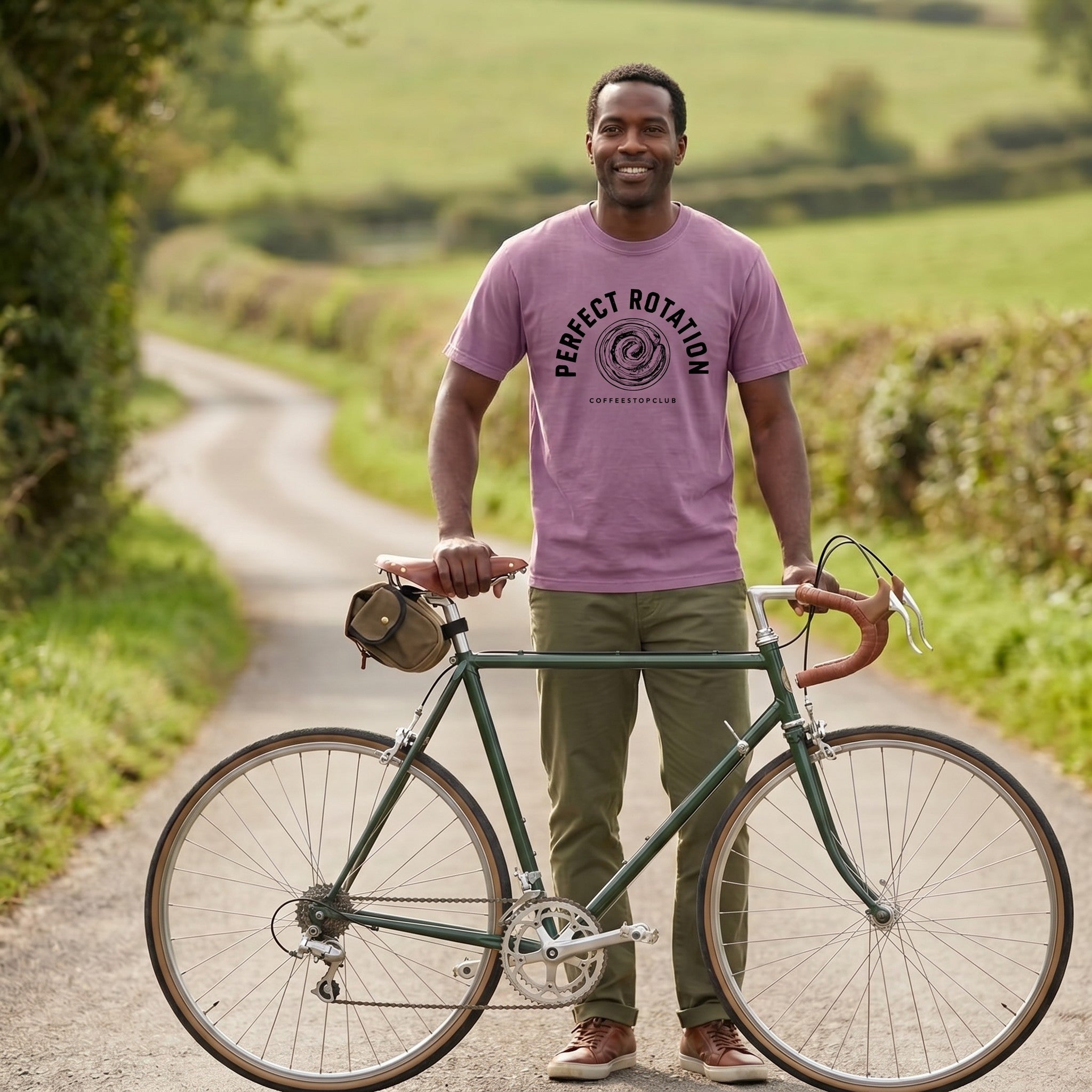 Perfect Rotation Cycling T-Shirt — Berry lifestyle