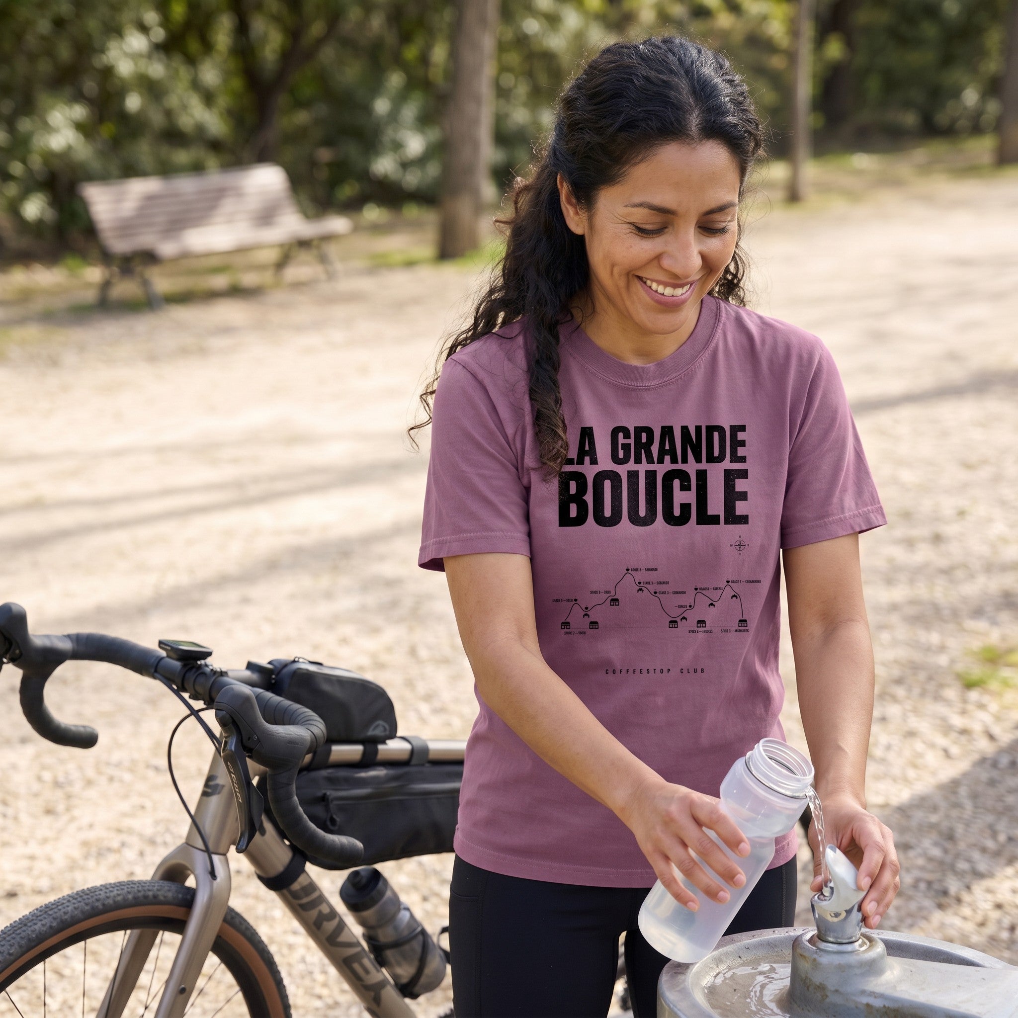 Grande Boucle TdF Cycling T-Shirt — Berry lifestyle