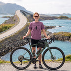Cat Reflection Cycling T-Shirt — Berry lifestyle