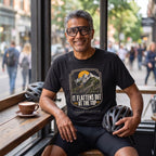 It Flattens Out Cycling T-Shirt — Black lifestyle