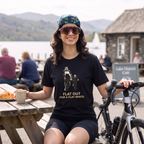 Flat Out For a Flat White Cycling T-Shirt