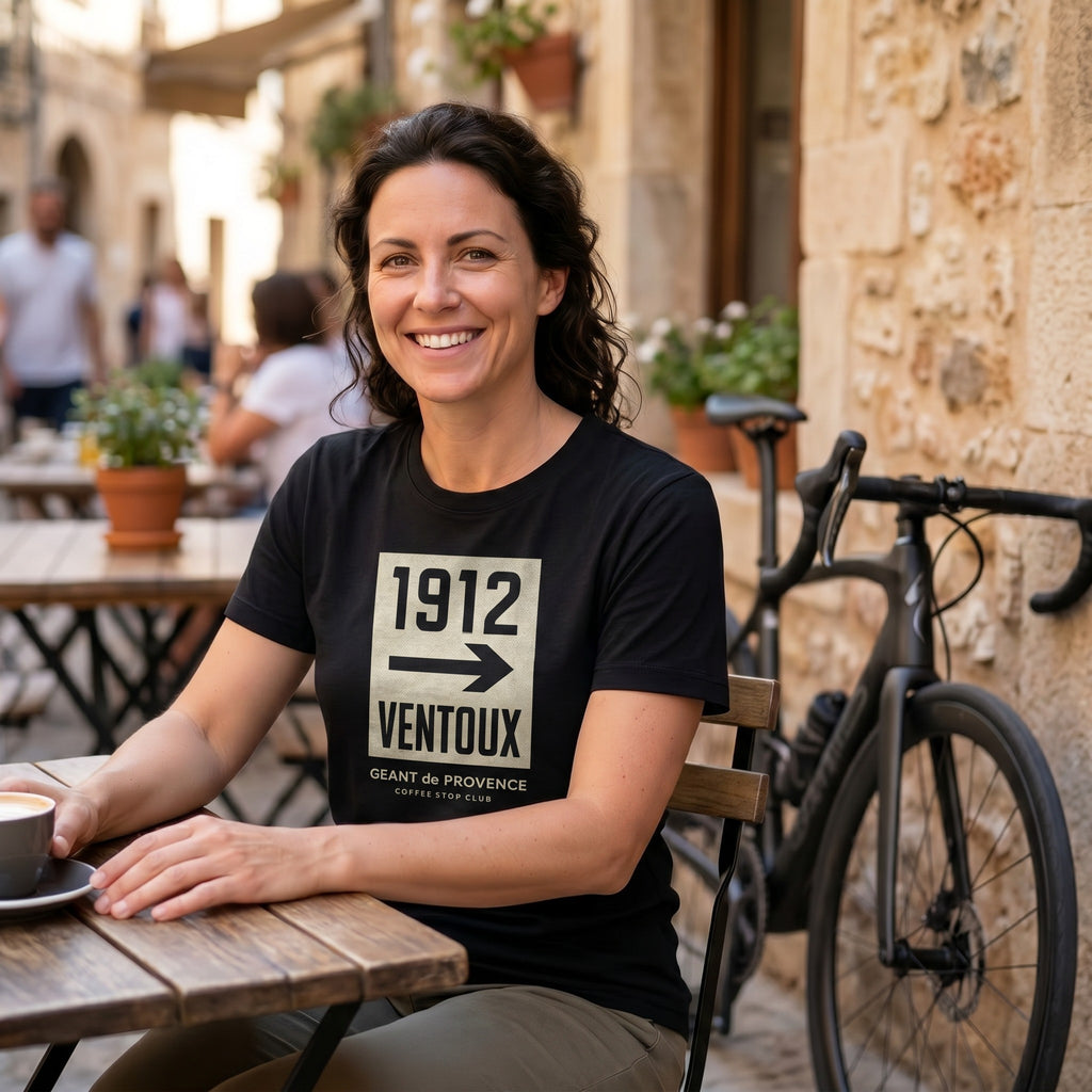 Ventoux 1912 T‑Shirt — Black lifestyle
