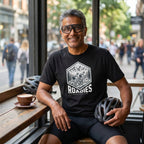 Roadies Vintage Society T-Shirt — Black lifestyle