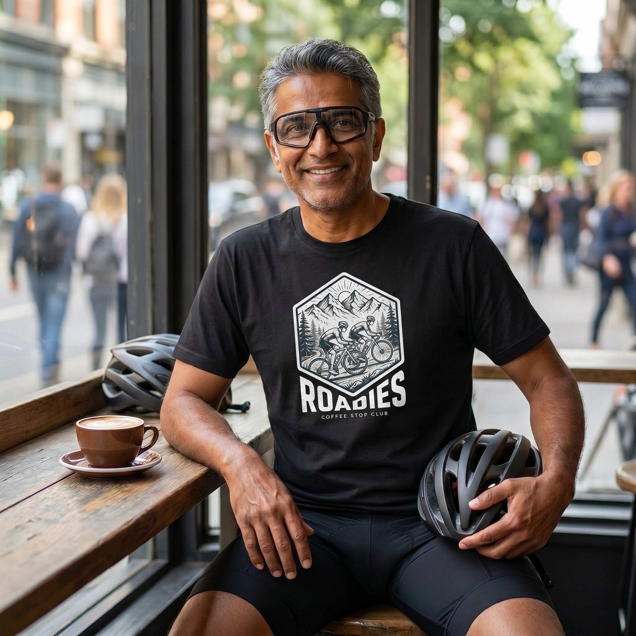 Roadies Vintage Society T-Shirt — Black lifestyle