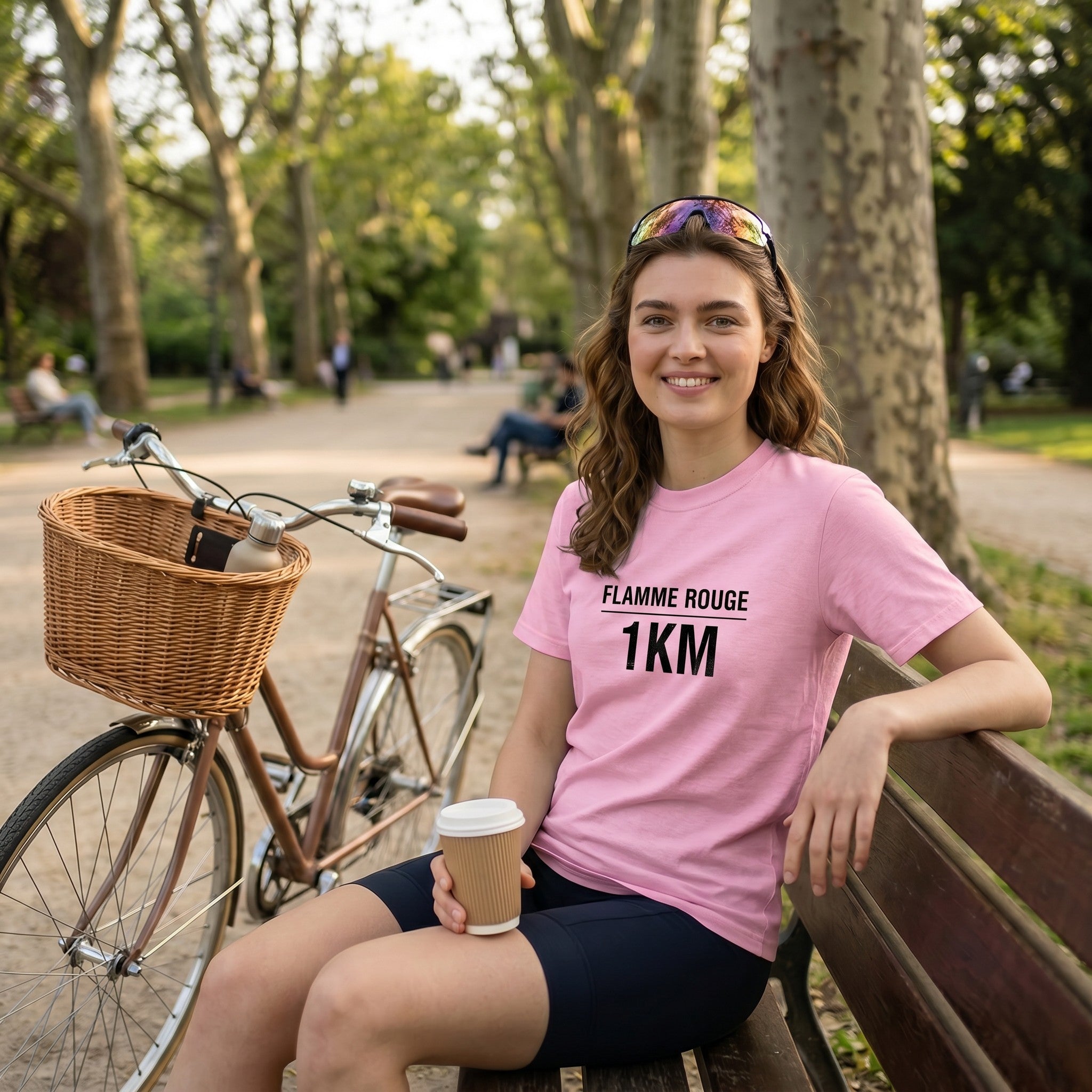 Flamme Rouge 1Km T-Shirt — Blossom lifestyle