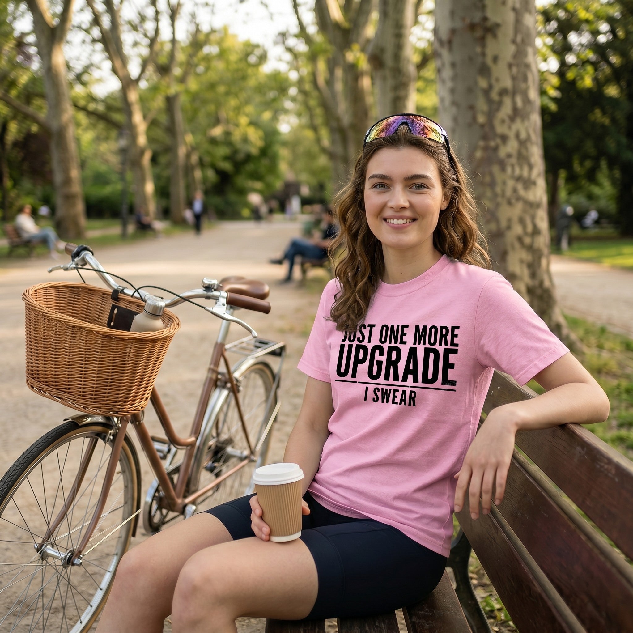 One More Upgrade Cycling T-Shirt — Blossom lifestyle