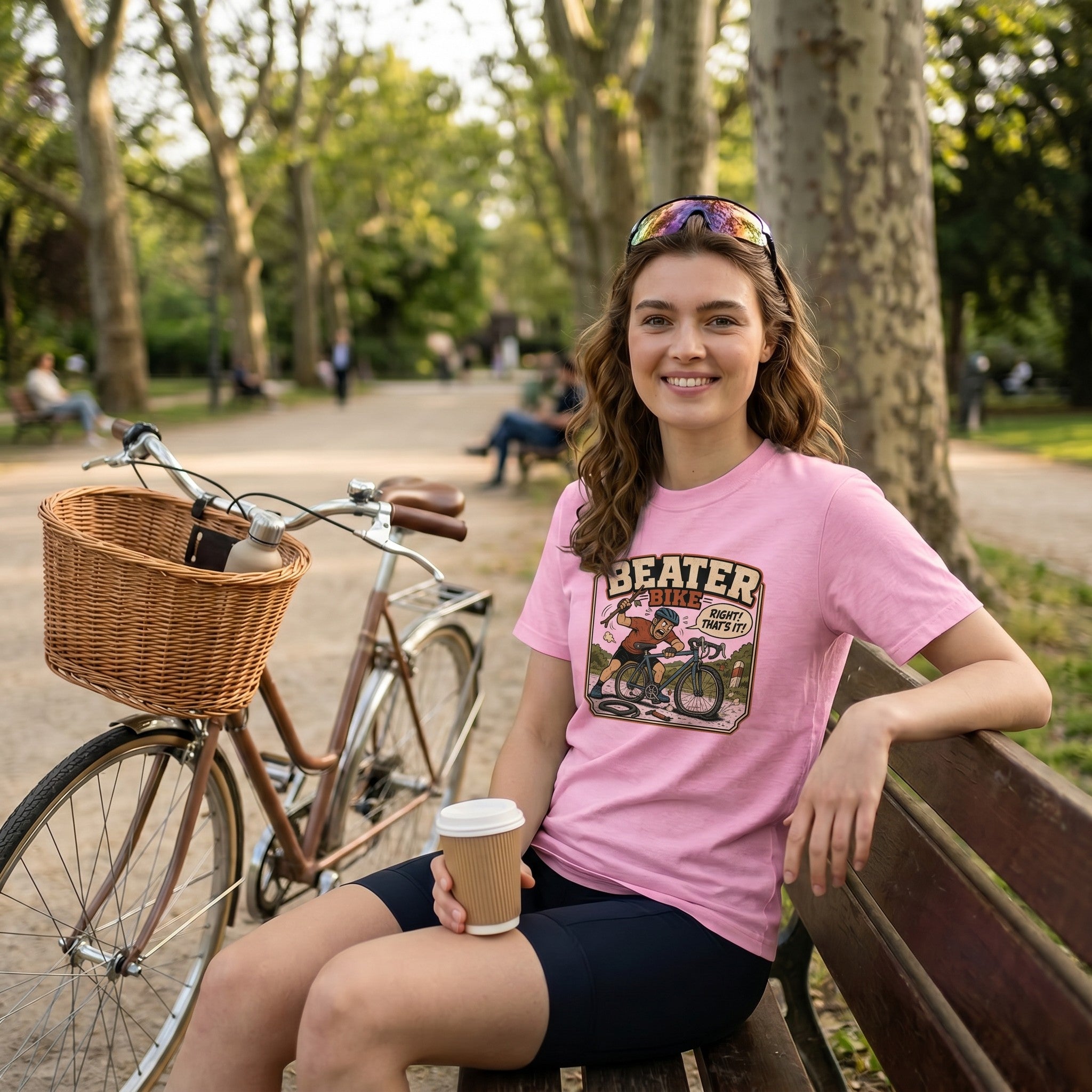 Beater Bike Comic T‑Shirt — Blossom lifestyle