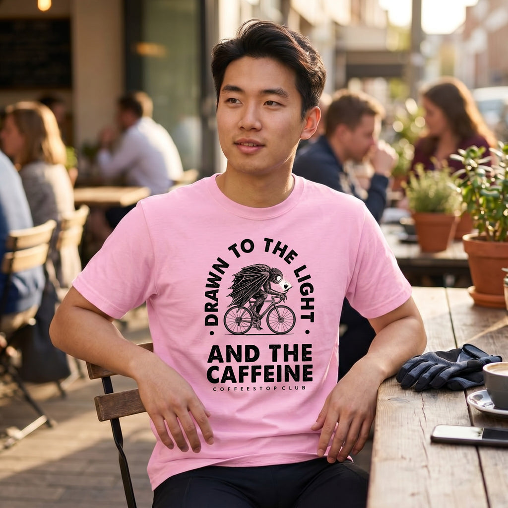 Drawn to the Light Cyclist T-Shirt — Blossom lifestyle