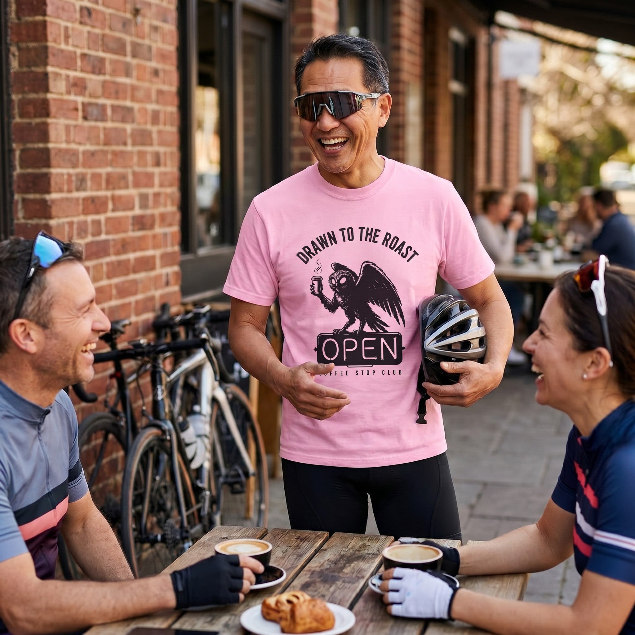 Drawn to the Roast Cycling T-Shirt — Blossom lifestyle
