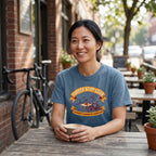 Cadence Confection Cycling T‑Shirt — Blue Jean lifestyle