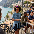 Maillot Croissant Cyclist T-Shirt — Blue Jean lifestyle