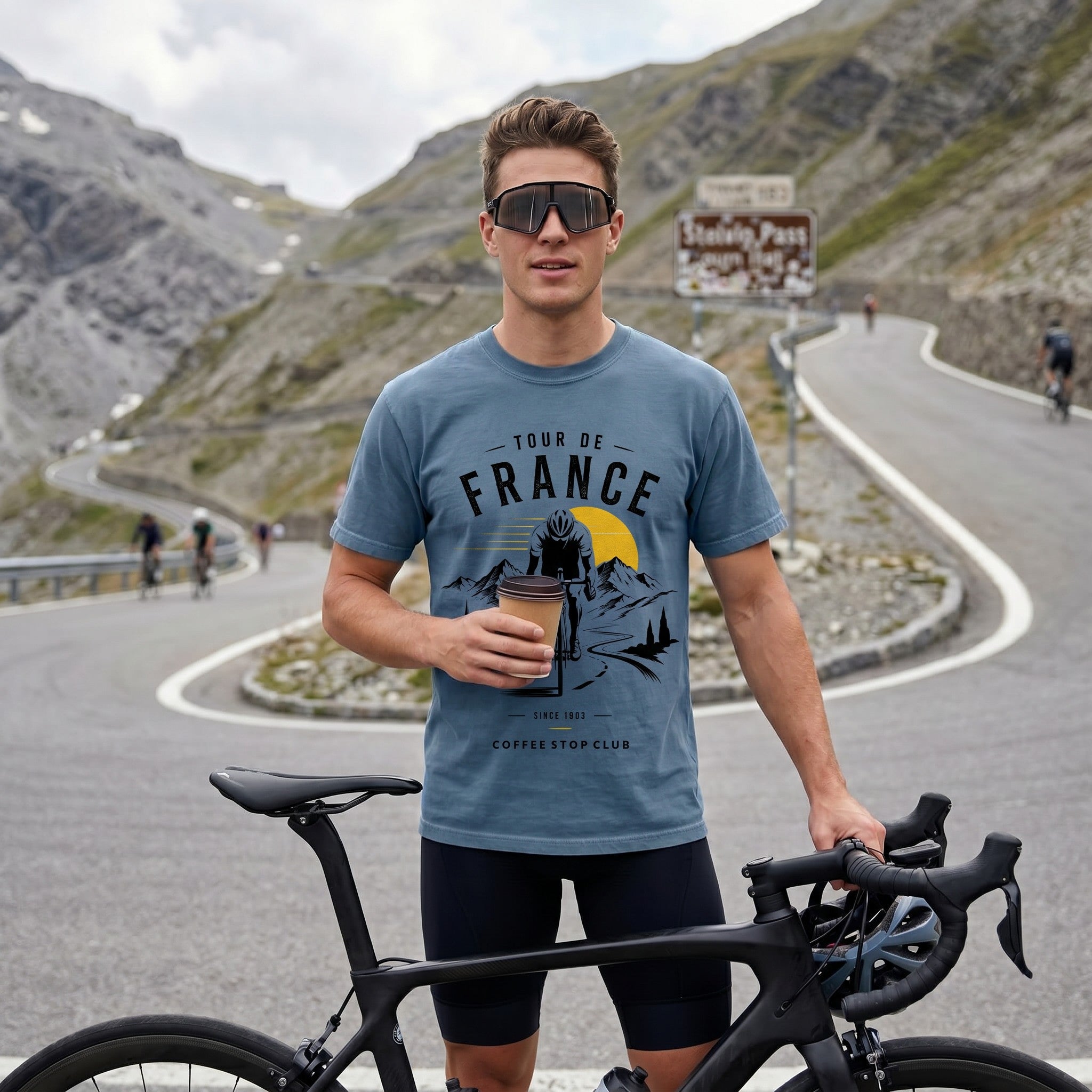 Tour de France CSC T-Shirt — Blue Jean lifestyle