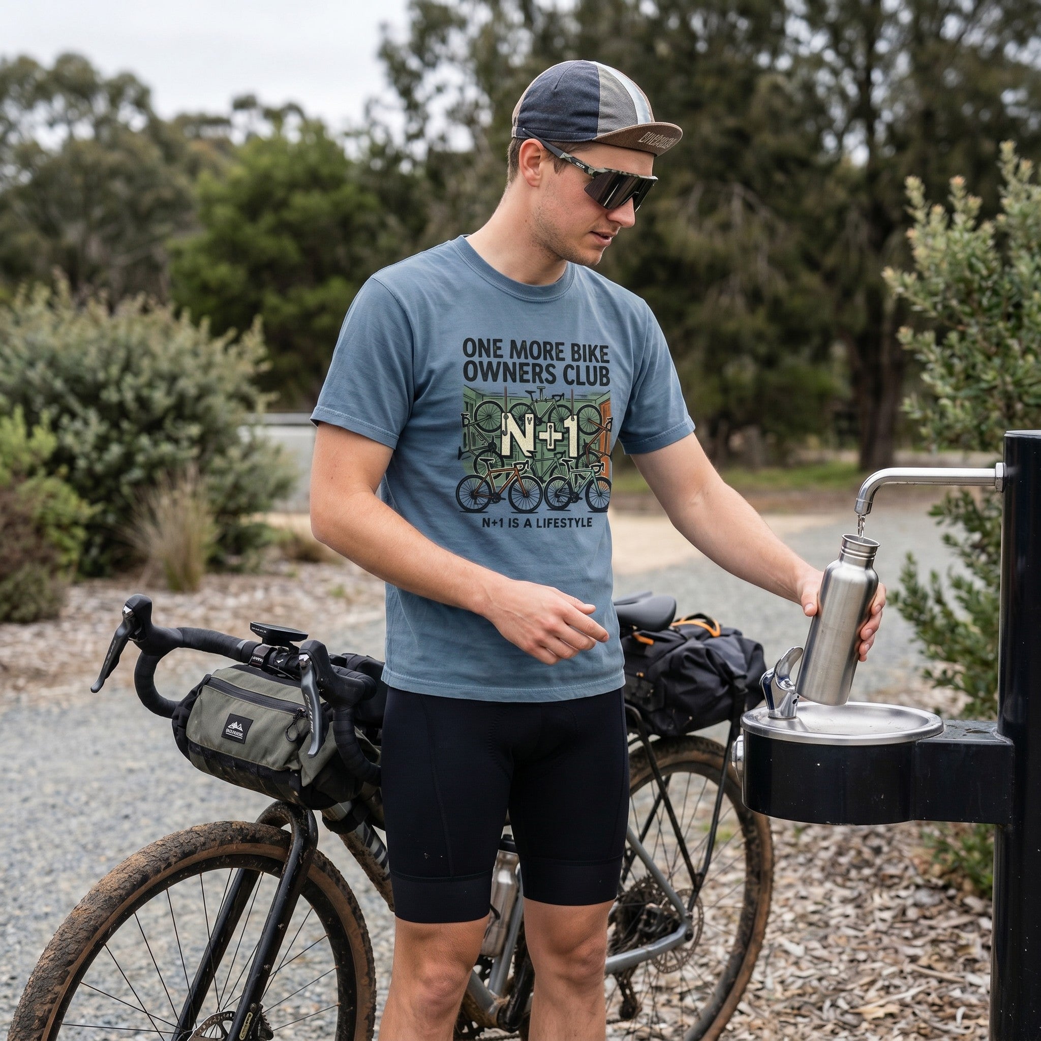 One More Bike N+1 T-Shirt — Blue Jean lifestyle