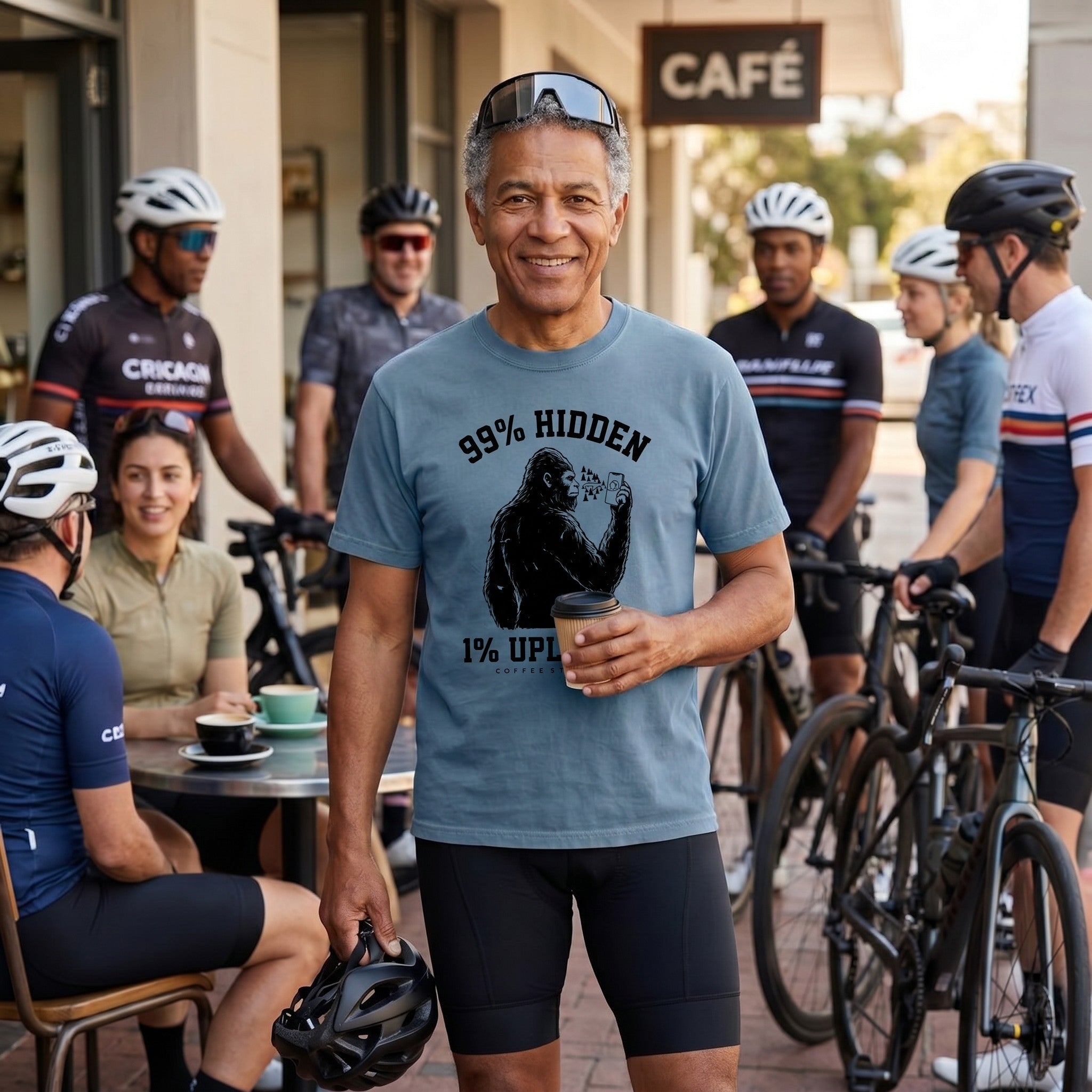 Sasquatch Hidden Cycling T-Shirt — Blue Jean lifestyle