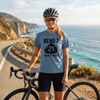 Bend 7 Alpe d'Huez Cyclist T-Shirt — Blue Jean lifestyle