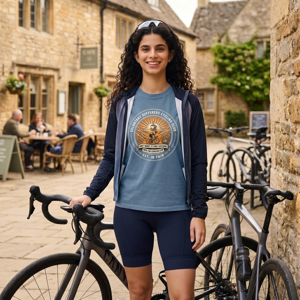 Est. In Pain Cycling T-Shirt — Blue Jean lifestyle