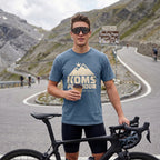 KOMs Per Hour TdF T-Shirt — Blue Jean lifestyle