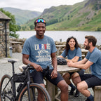 L'Arrivée TdF Cycling T-Shirt — Blue Jean lifestyle