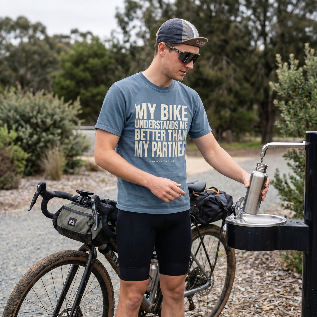 My Bike - My Partner - Just Sayin' T‑Shirt — Blue Jean lifestyle
