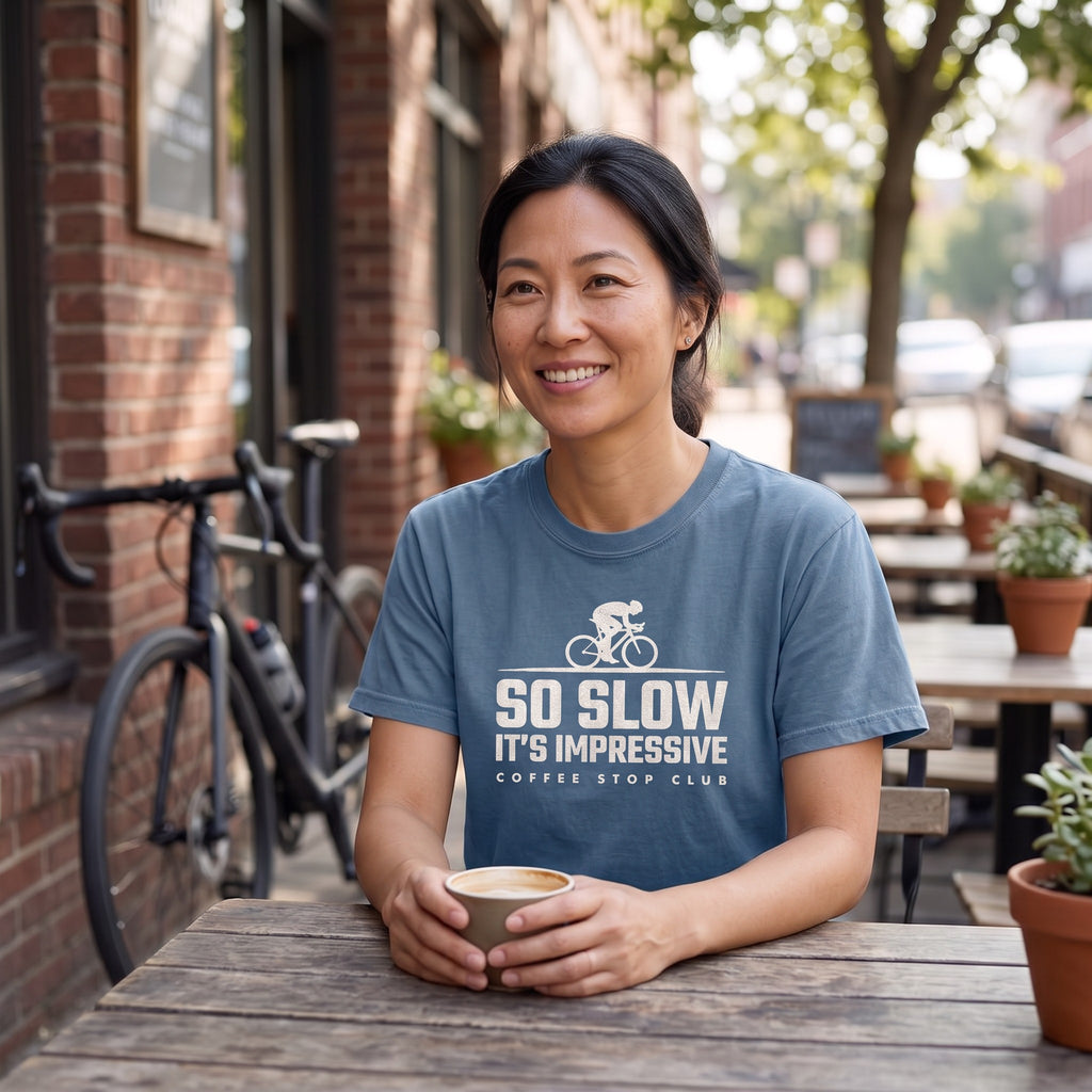 So Slow It's Impressive Cycling T-Shirt — Blue Jean lifestyle