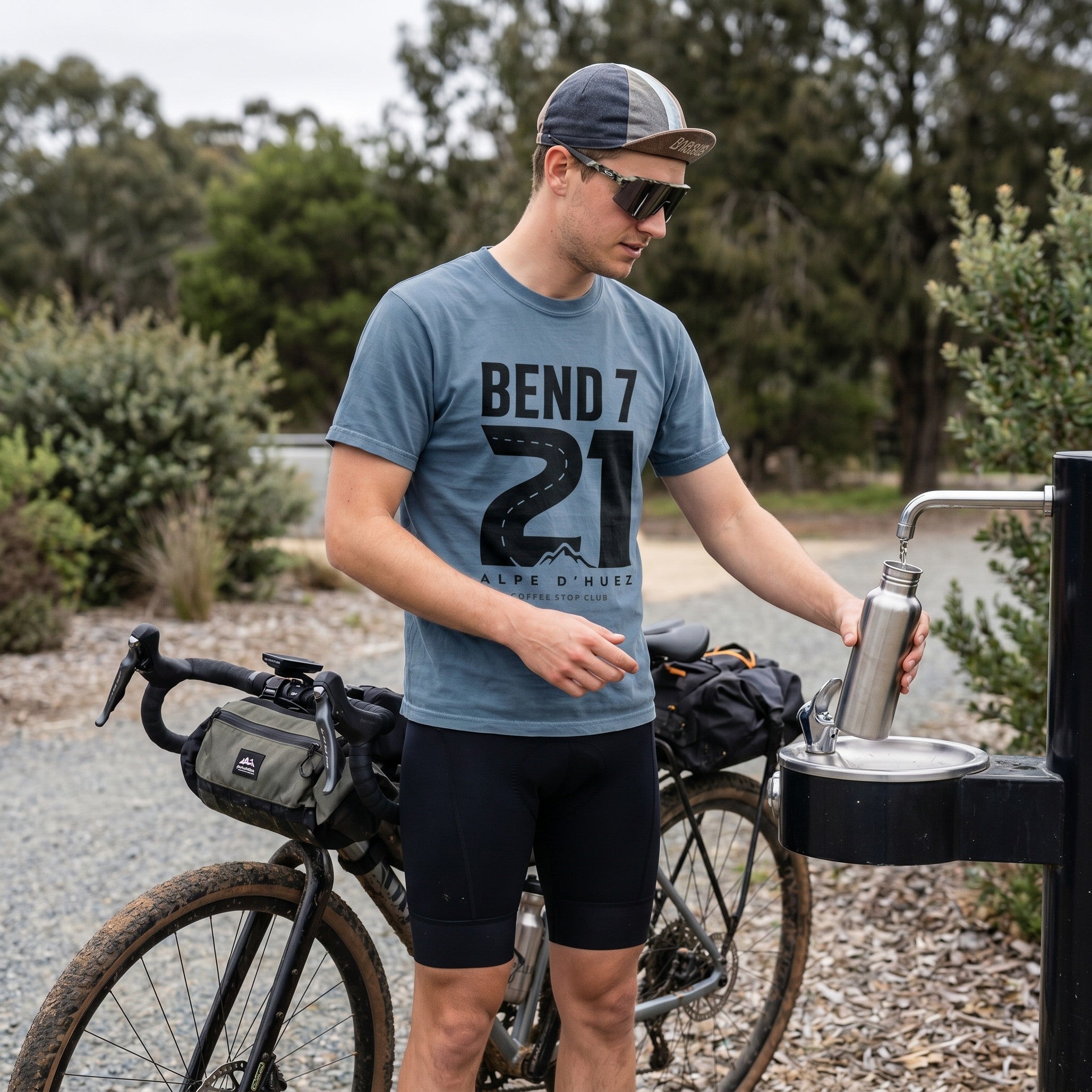 Bend 7 L'Alpe T-Shirt — Blue Jean lifestyle