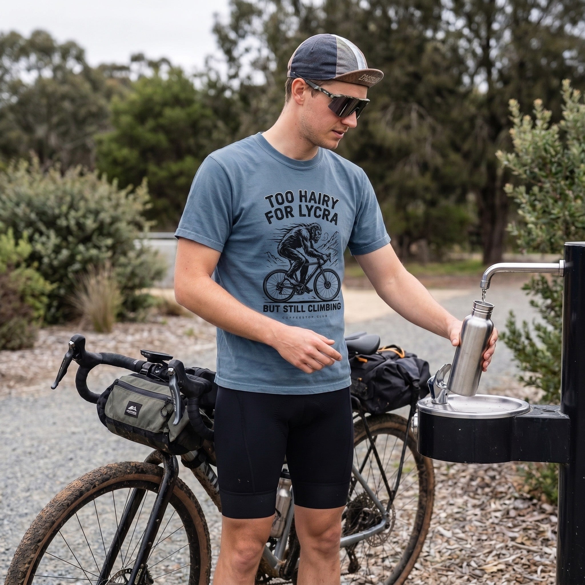 Too Hairy Cycling T-Shirt — Blue Jean lifestyle