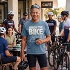 Throw The Bike Cycling T-Shirt — Blue Jean lifestyle
