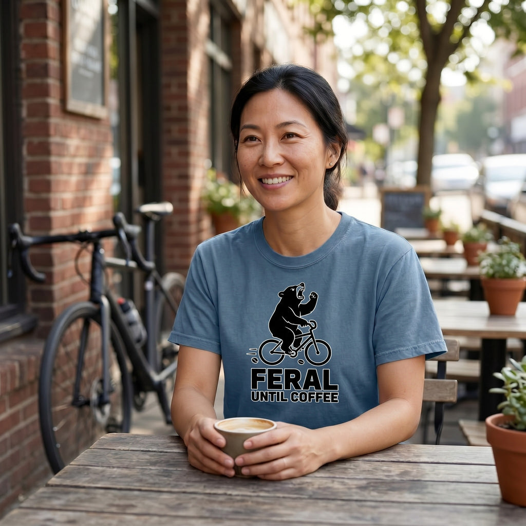 Feral Until Coffee T-Shirt — Blue Jean lifestyle