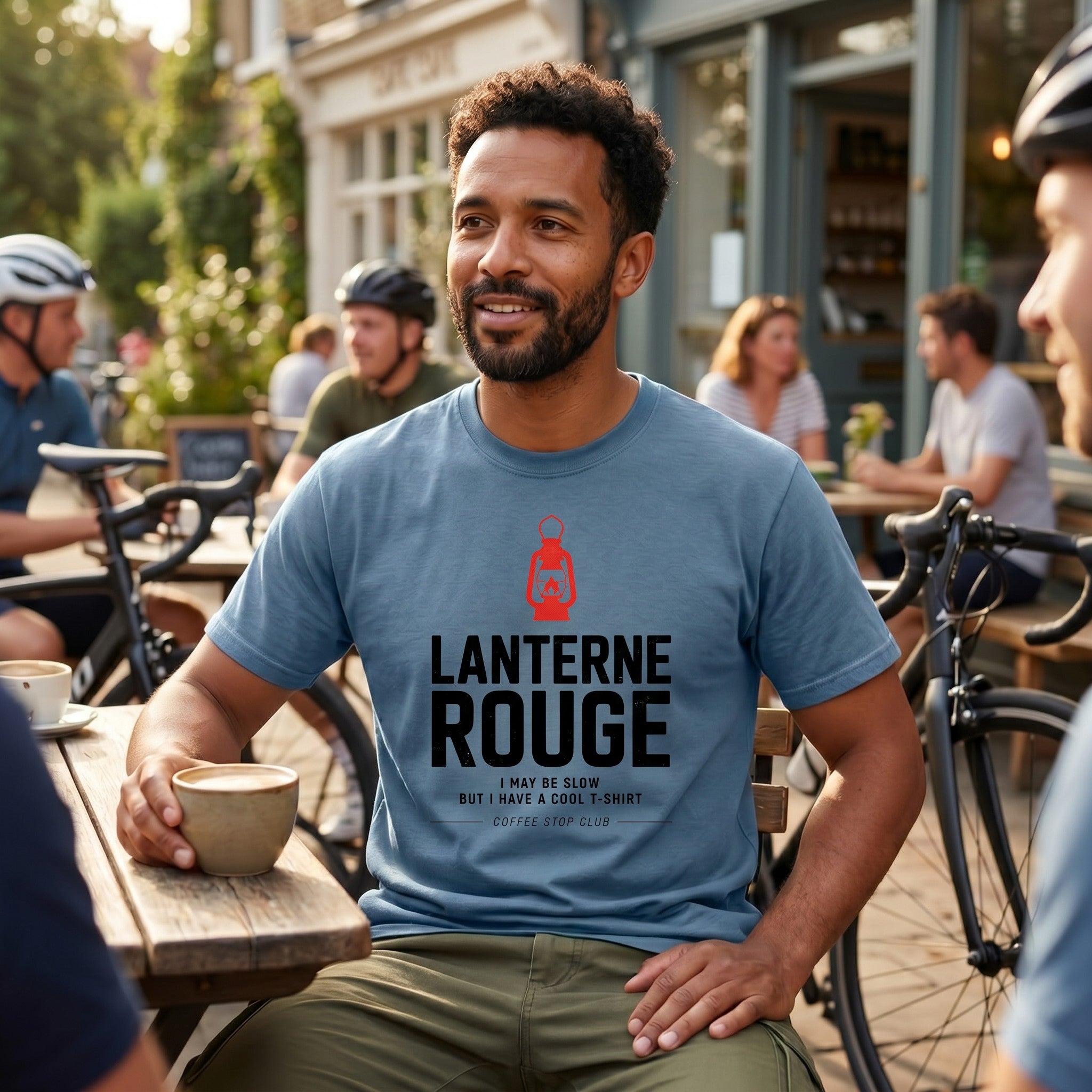 I May Be Slow Cyclist T-Shirt — Blue Jean lifestyle