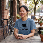 Still Buying Speed Cycling T-Shirt — Blue Jean lifestyle